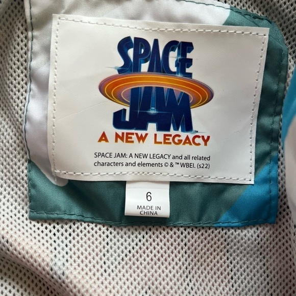 Space Jams Windbreaker Zipper Up Members Only Tune Squad - Picture 5 of 5